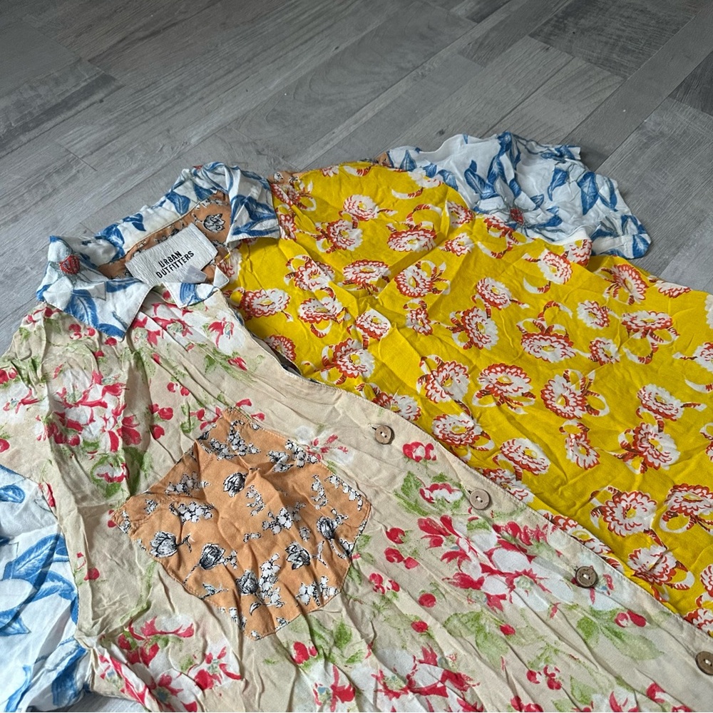 Floral Patterned Button Down